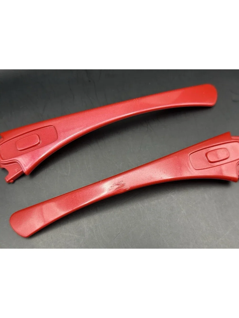 Oakley Antix OEM Bright Metallic Red Replacement Arms (No Icons)